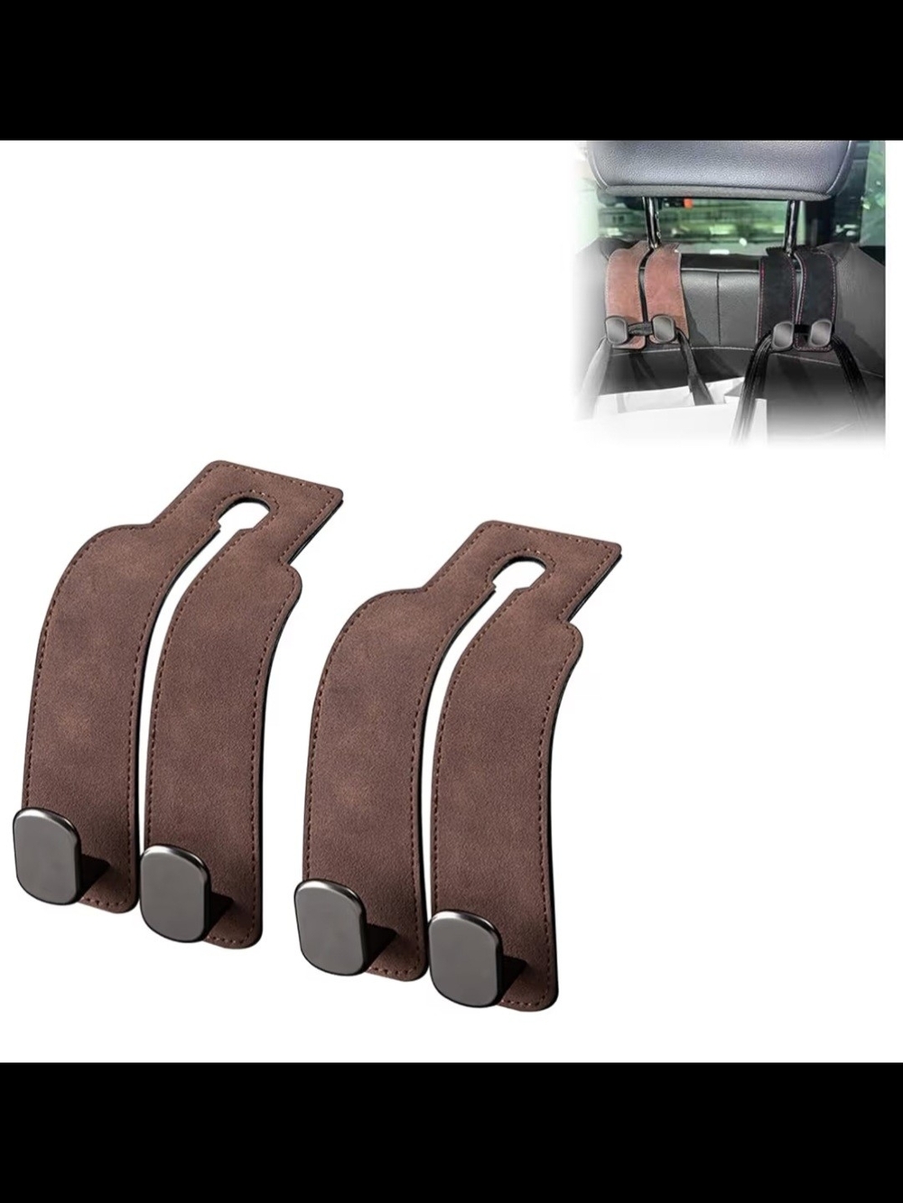 Car Seat Back Storage Hook,Purse Car Seat Hook，Car Head Rest Hook for Purse